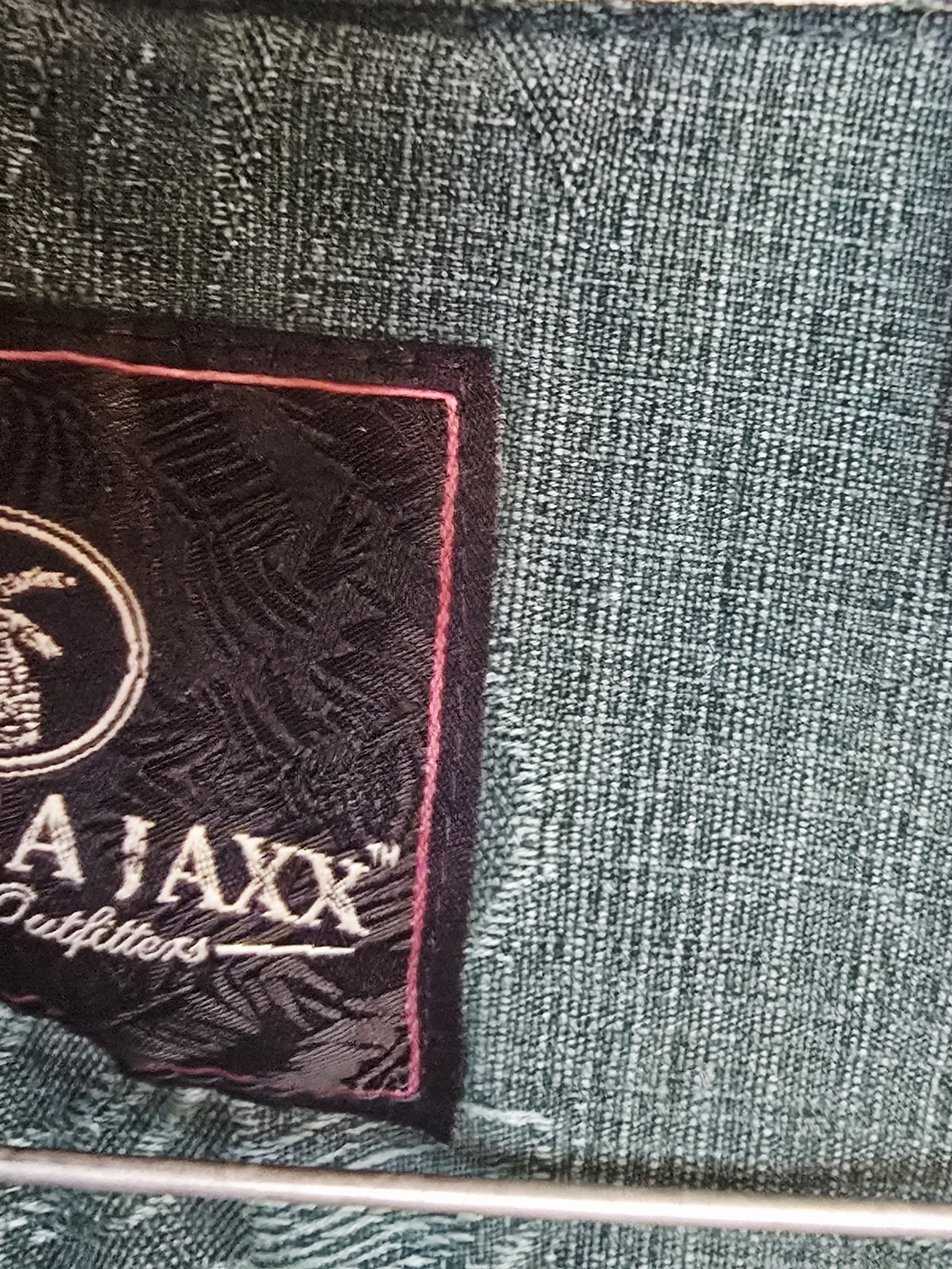 Jamaica Jaxx Teal Woven Shirt with Black Label - Picture 2 of 6